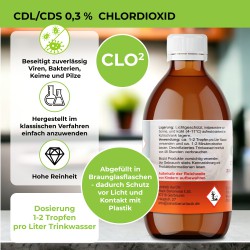 CDL 0,3 % CDS 2x 100 ml Fertiglösung aktiviert Tropfer Pipette Braunglasflasche
